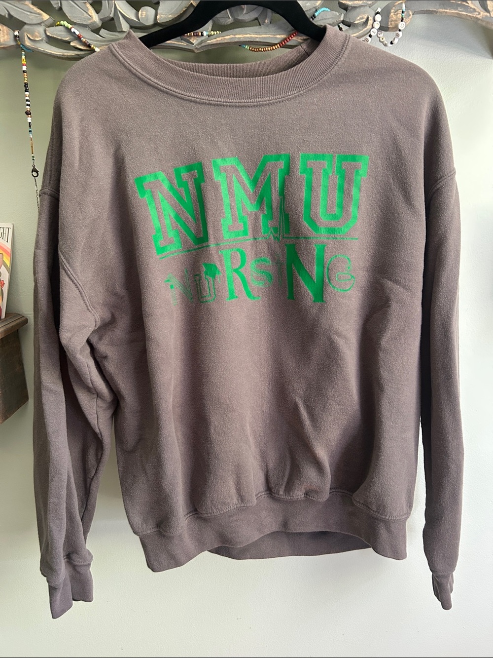 NMU nursing vintage pullover